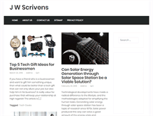 Tablet Screenshot of jwscrivens.com